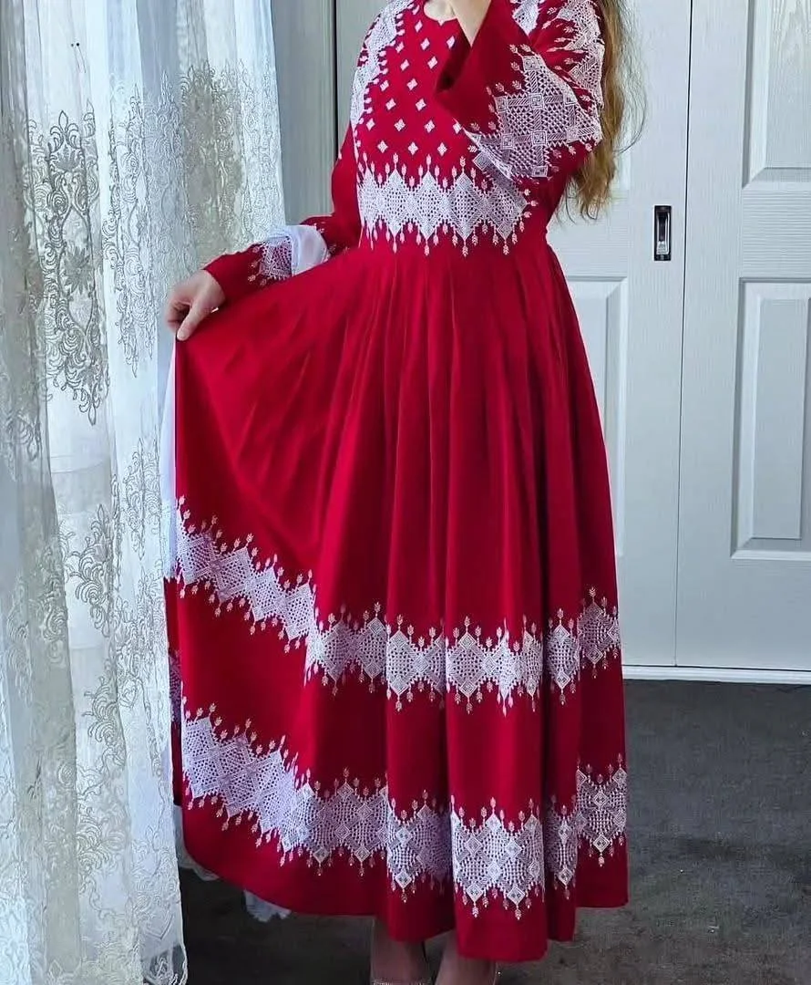 Dubble panel Chery Gown